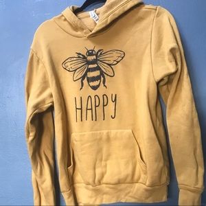 Bee Happy Honey Mustard Hoodie